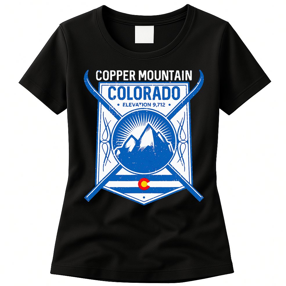 Copper Mountain Colorado Ski Mountains Womens T-Shirt