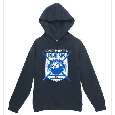 Copper Mountain Colorado Ski Mountains Urban Pullover Hoodie