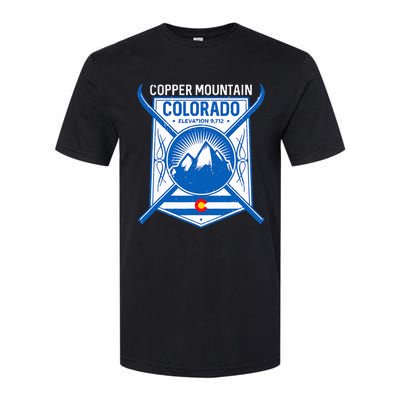 Copper Mountain Colorado Ski Mountains Softstyle CVC T-Shirt