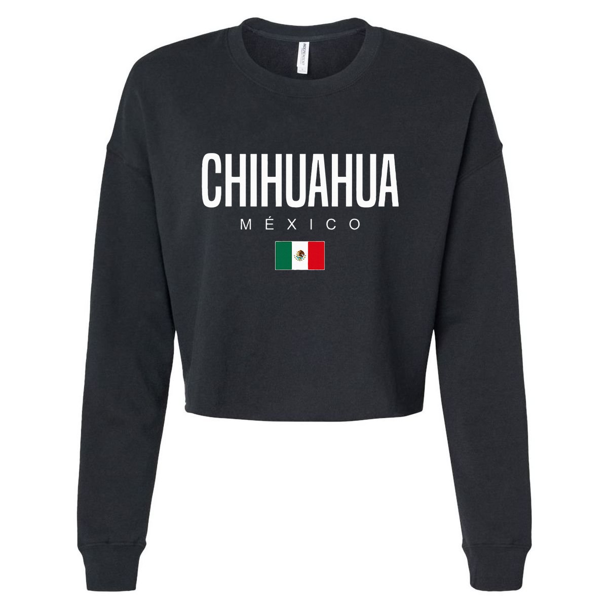 Chihuahua Mexico Cropped Pullover Crew