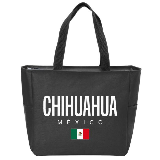 Chihuahua Mexico Zip Tote Bag