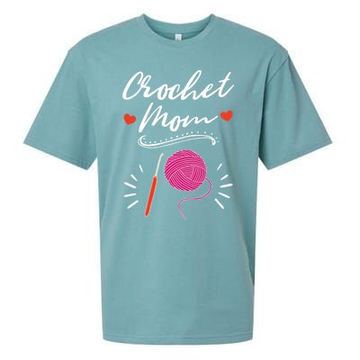 Crochet Mom Crocheting Yarn Lover Crocheter Great Gift Sueded Cloud Jersey T-Shirt