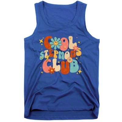 Cool Moms Club Retro Groovy Funny MotherS Day New Stepmom Cool Gift Tank Top