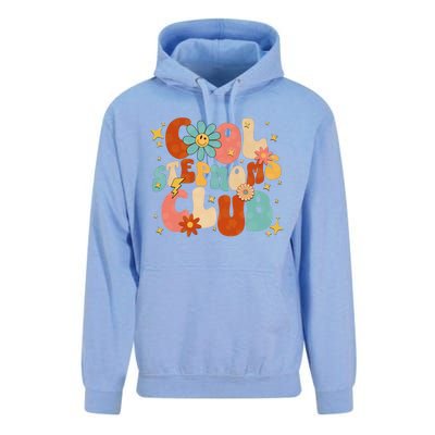 Cool Moms Club Retro Groovy Funny MotherS Day New Stepmom Cool Gift Unisex Surf Hoodie