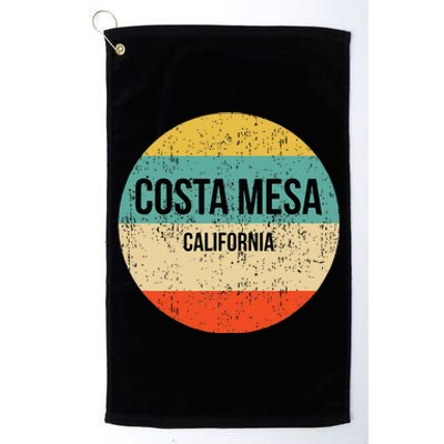 Costa Mesa California Costa Mesa Platinum Collection Golf Towel