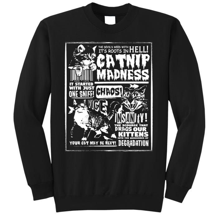 Catnip Madness Cute Kitten Cat Lover Gift For Cat Owners Sweatshirt