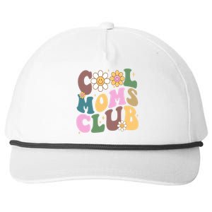 Cool Mom Club Floral Mothers Day Snapback Five-Panel Rope Hat