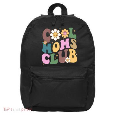 Cool Mom Club Floral Mothers Day 16 in Basic Backpack