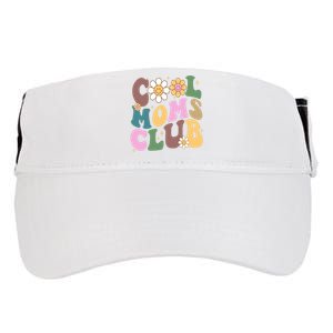 Cool Mom Club Floral Mothers Day Adult Drive Performance Visor