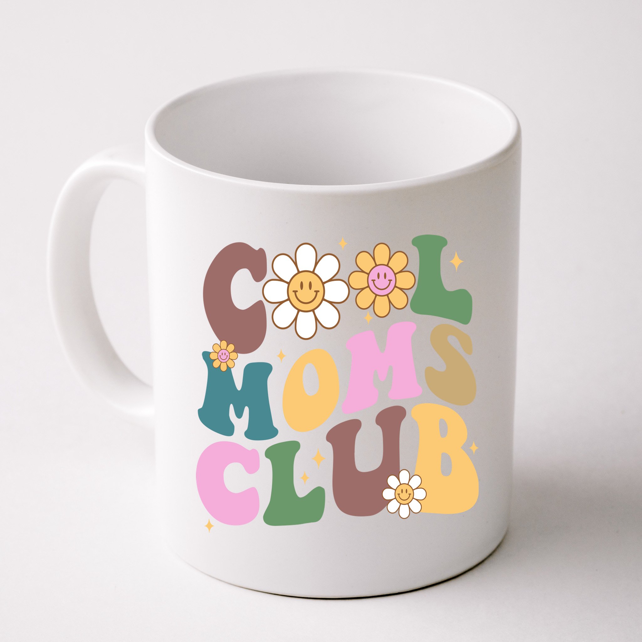 Cool Mom Club Floral Mothers Day Mug