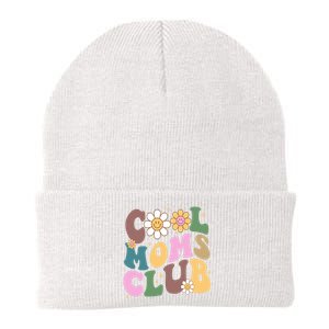 Cool Mom Club Floral Mothers Day Knit Cap Winter Beanie