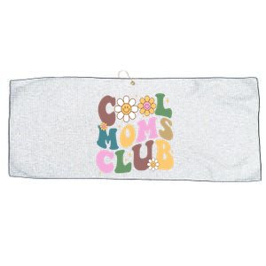 Cool Mom Club Floral Mothers Day Large Microfiber Waffle Golf Towel