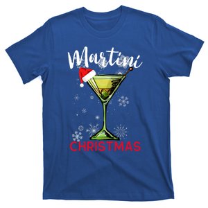 Christmas Martini Cocktail Happy Hour Funny Gift Meaningful Gift T-Shirt