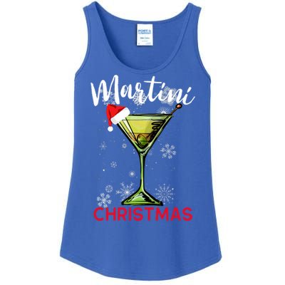 Christmas Martini Cocktail Happy Hour Funny Gift Meaningful Gift Ladies Essential Tank