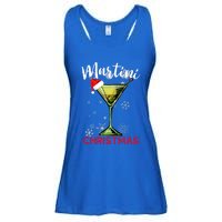 Christmas Martini Cocktail Happy Hour Funny Gift Meaningful Gift Ladies Essential Flowy Tank