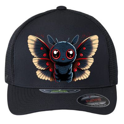 Cute Mothman Cryptid Kawaii Flexfit Unipanel Trucker Cap