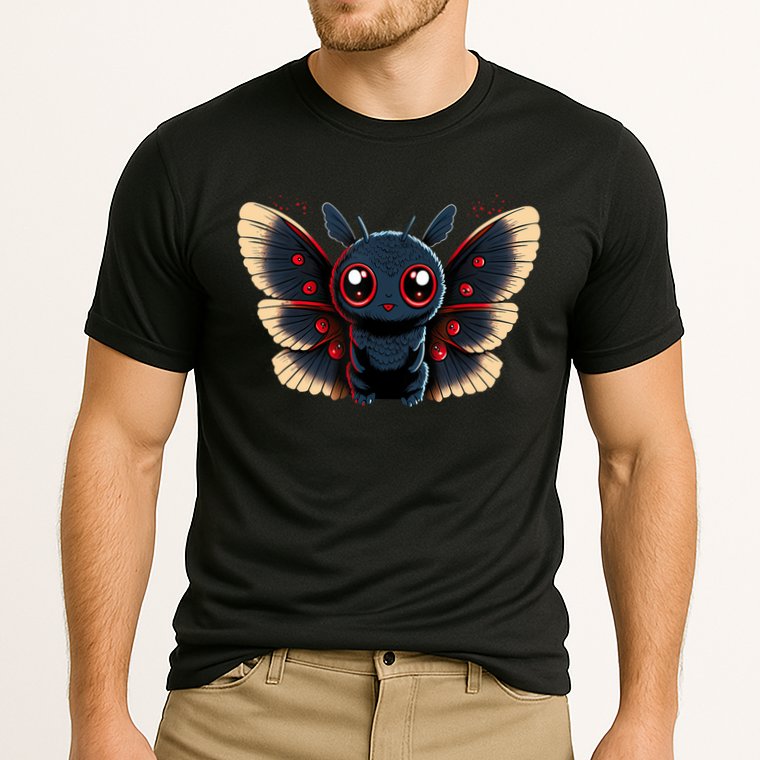 Cute Mothman Cryptid Kawaii Cooling Performance Crew T-Shirt