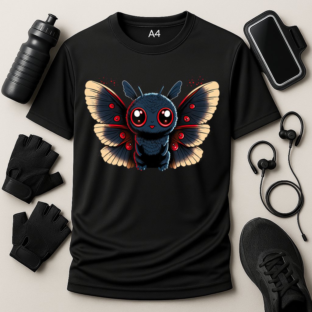 Cute Mothman Cryptid Kawaii Cooling Performance Crew T-Shirt