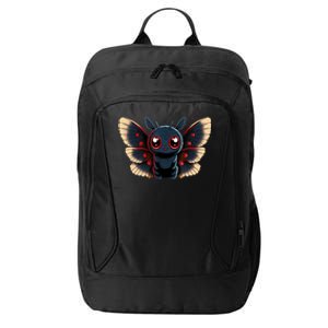 Cute Mothman Cryptid Kawaii City Backpack