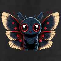 Cute Mothman Cryptid Kawaii Adult Drive Performance Visor