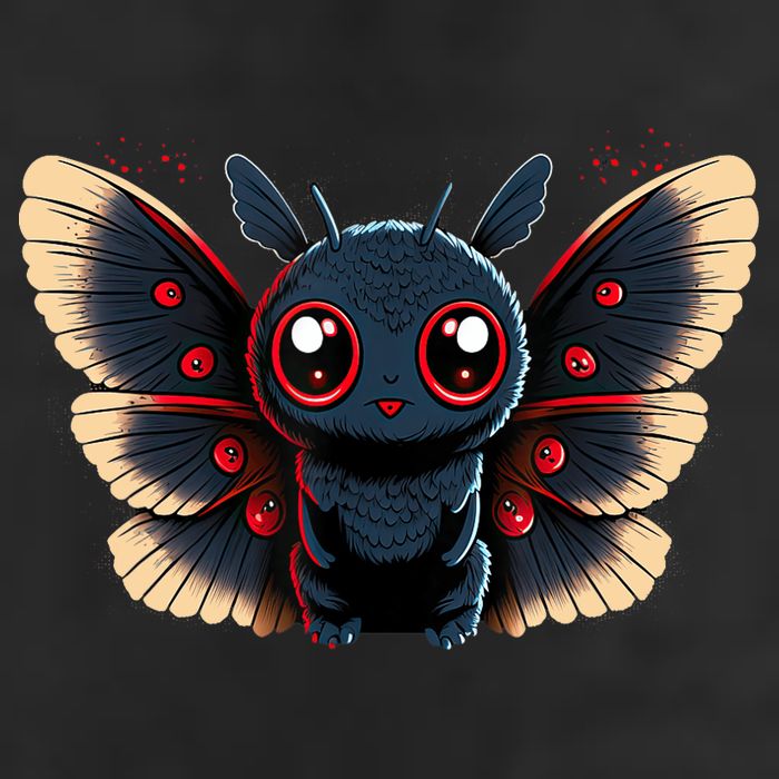 Cute Mothman Cryptid Kawaii Adult Drive Performance Visor