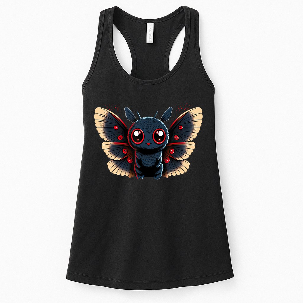 Cute Mothman Cryptid Kawaii Womens Tank Top