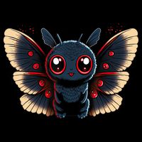 Cute Mothman Cryptid Kawaii Womens Tank Top