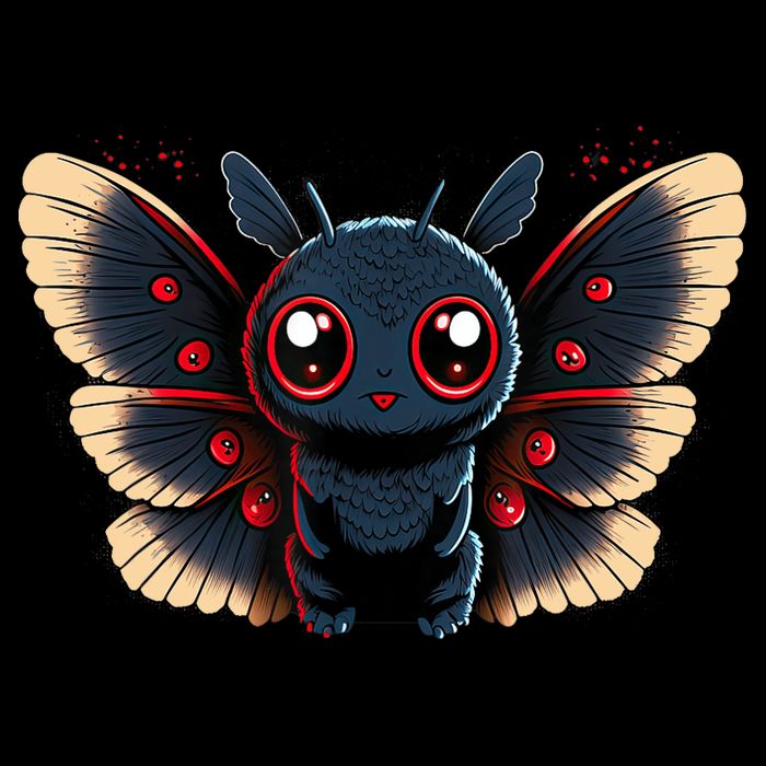 Cute Mothman Cryptid Kawaii Womens Tank Top