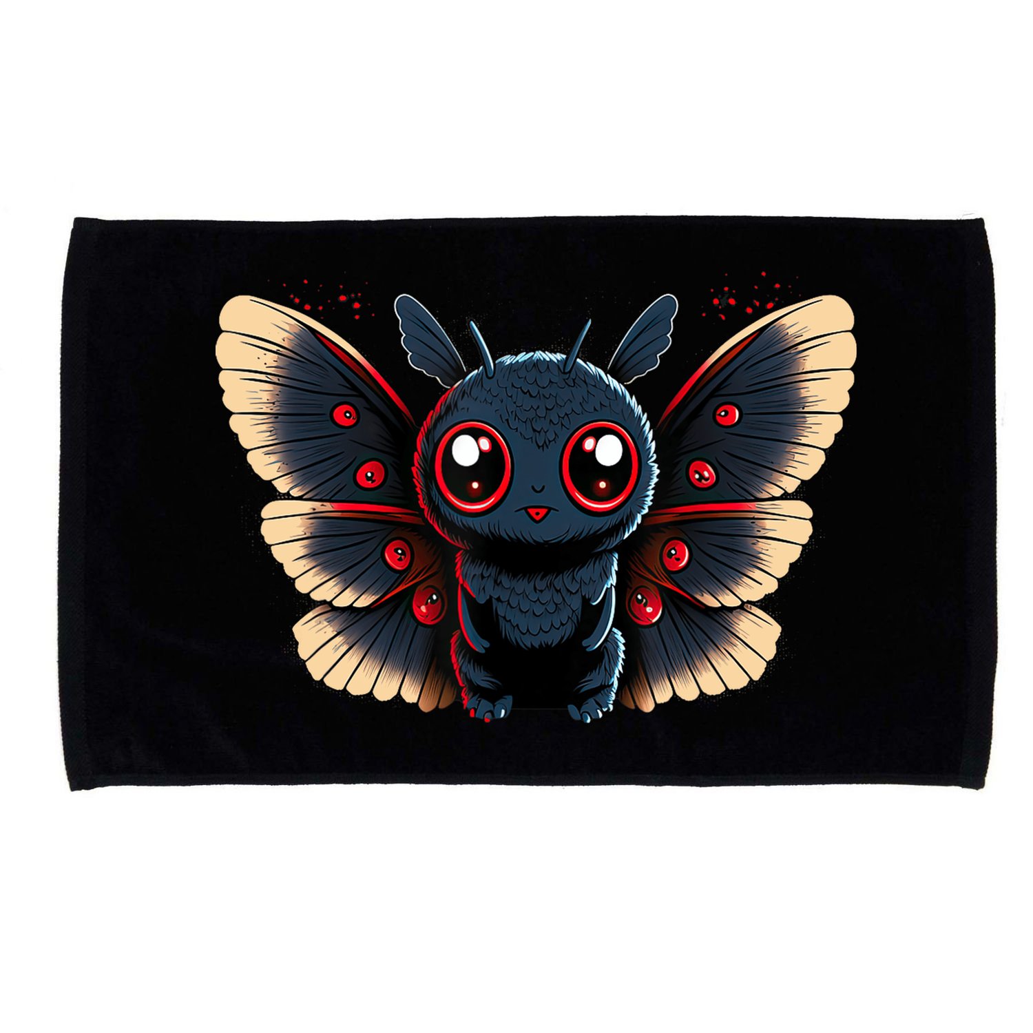 Cute Mothman Cryptid Kawaii Microfiber Hand Towel