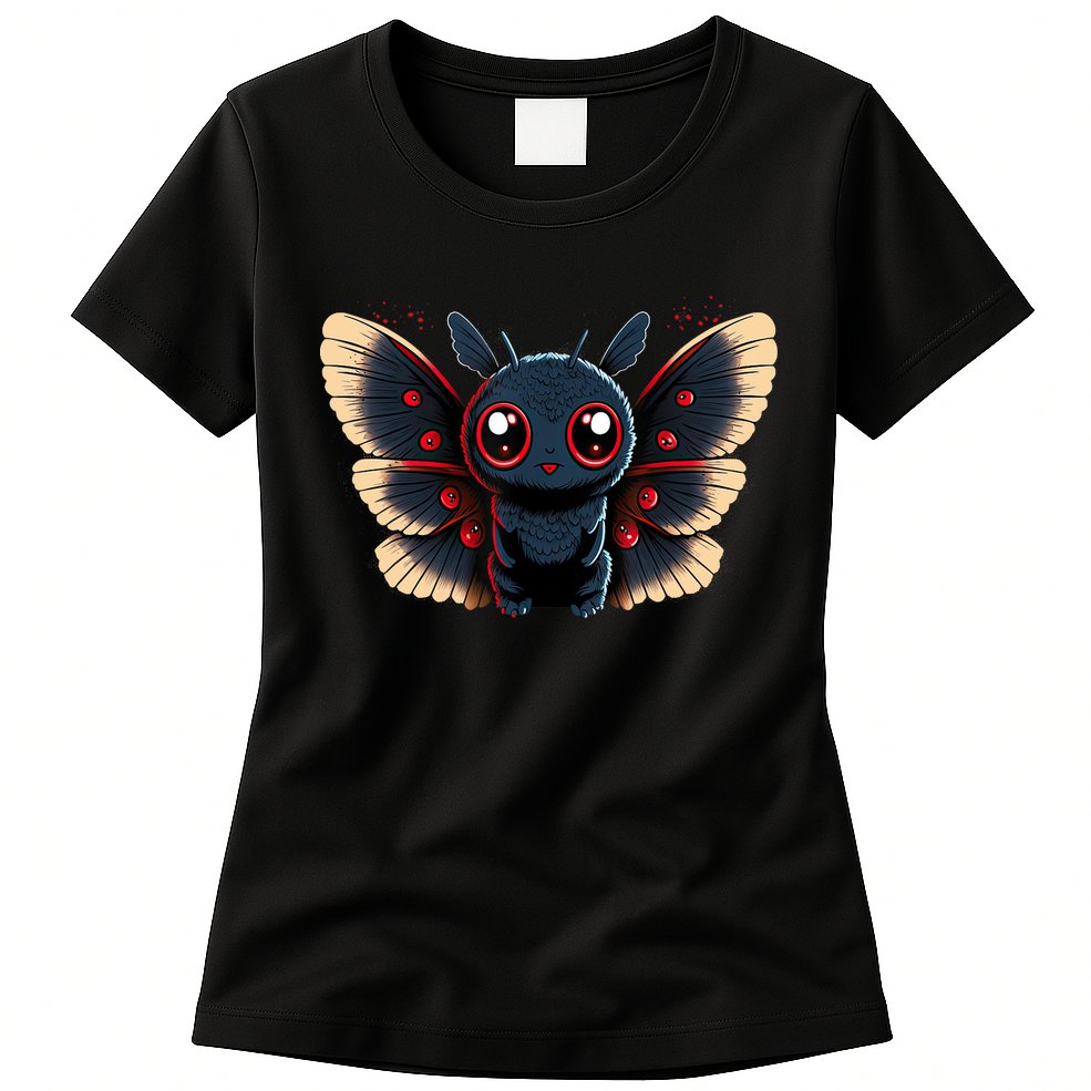Cute Mothman Cryptid Kawaii Womens T-Shirt