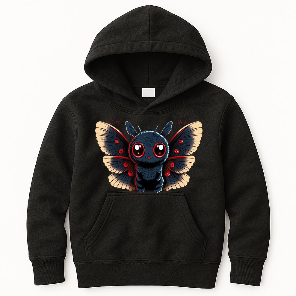 Cute Mothman Cryptid Kawaii Kids Hoodie