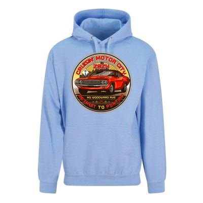 Cruisin Motor City Detroit To Pontiac 2024 Emblem Color Version Unisex Surf Hoodie