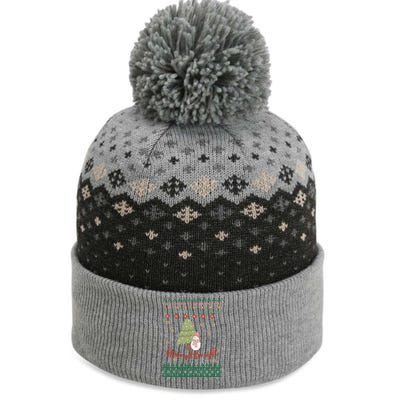 Cool Merry Christmas And Bright Snowman The Baniff Cuffed Pom Beanie