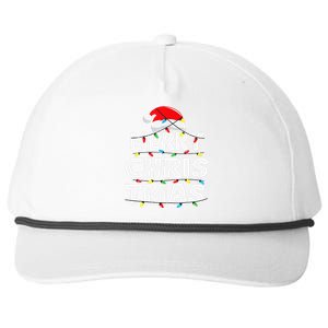 Christmas Merry Christmas Family Matching Christmas Snapback Five-Panel Rope Hat