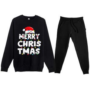 Christmas Merry Christmas Family Matching Christmas Premium Crewneck Sweatsuit Set