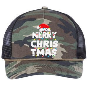 Christmas Merry Christmas Family Matching Christmas Retro Rope Trucker Hat Cap