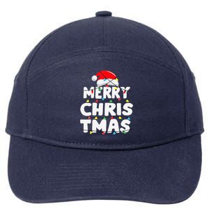 Christmas Merry Christmas Family Matching Christmas 7-Panel Snapback Hat