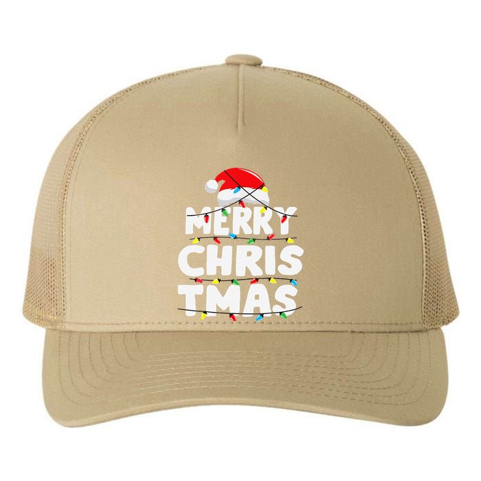 Christmas Merry Christmas Family Matching Christmas Yupoong Adult 5-Panel Trucker Hat