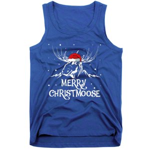 Christmas Moose Christmoose Xmas Winter Gift Tank Top