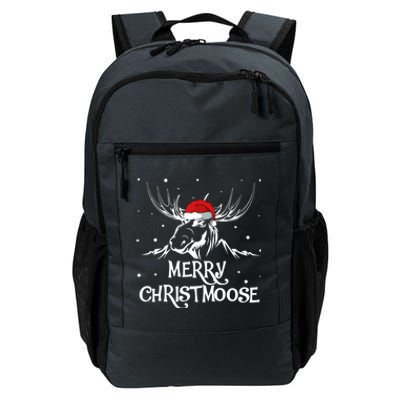 Christmas Moose Christmoose Xmas Winter Gift Daily Commute Backpack