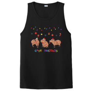 Capybara Merry Christmas Capy Holidays Capybara Christmas PosiCharge Competitor Tank