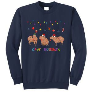 Capybara Merry Christmas Capy Holidays Capybara Christmas Sweatshirt