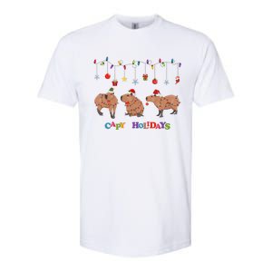 Capybara Merry Christmas Capy Holidays Capybara Christmas Softstyle CVC T-Shirt