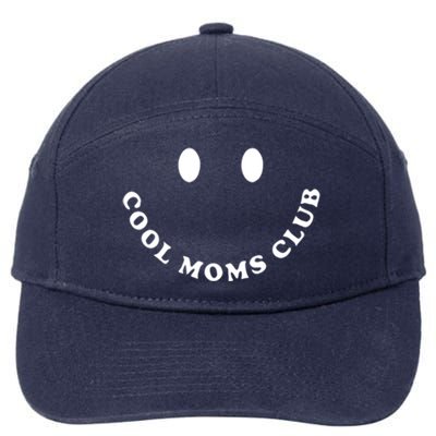 Cool Moms Club Mama Mommy Mom Bruh Cute Gift 7-Panel Snapback Hat