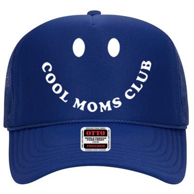 Cool Moms Club Mama Mommy Mom Bruh Cute Gift High Crown Mesh Back Trucker Hat