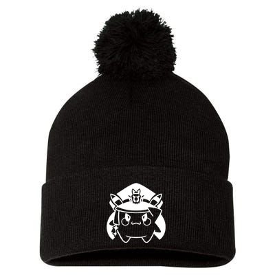 Cadet Momo Pom Pom 12in Knit Beanie