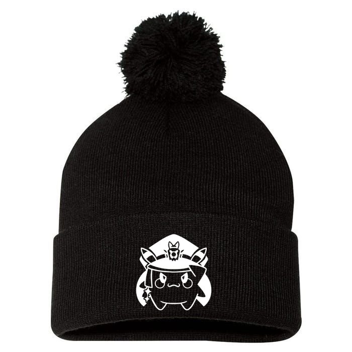 Cadet Momo Pom Pom 12in Knit Beanie