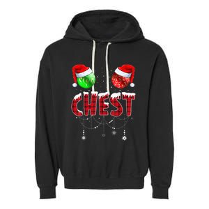 Christmas Matching Couple Family Chestnuts Garment-Dyed Fleece Hoodie