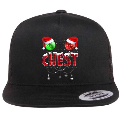 Christmas Matching Couple Family Chestnuts Flatbill Hat