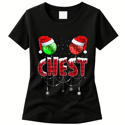 Christmas Matching Couple Family Chestnuts Womens T-Shirt